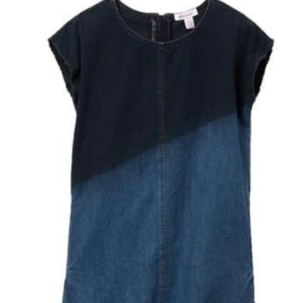 Ella Moss Dip-Dye Denim Shirt Dress